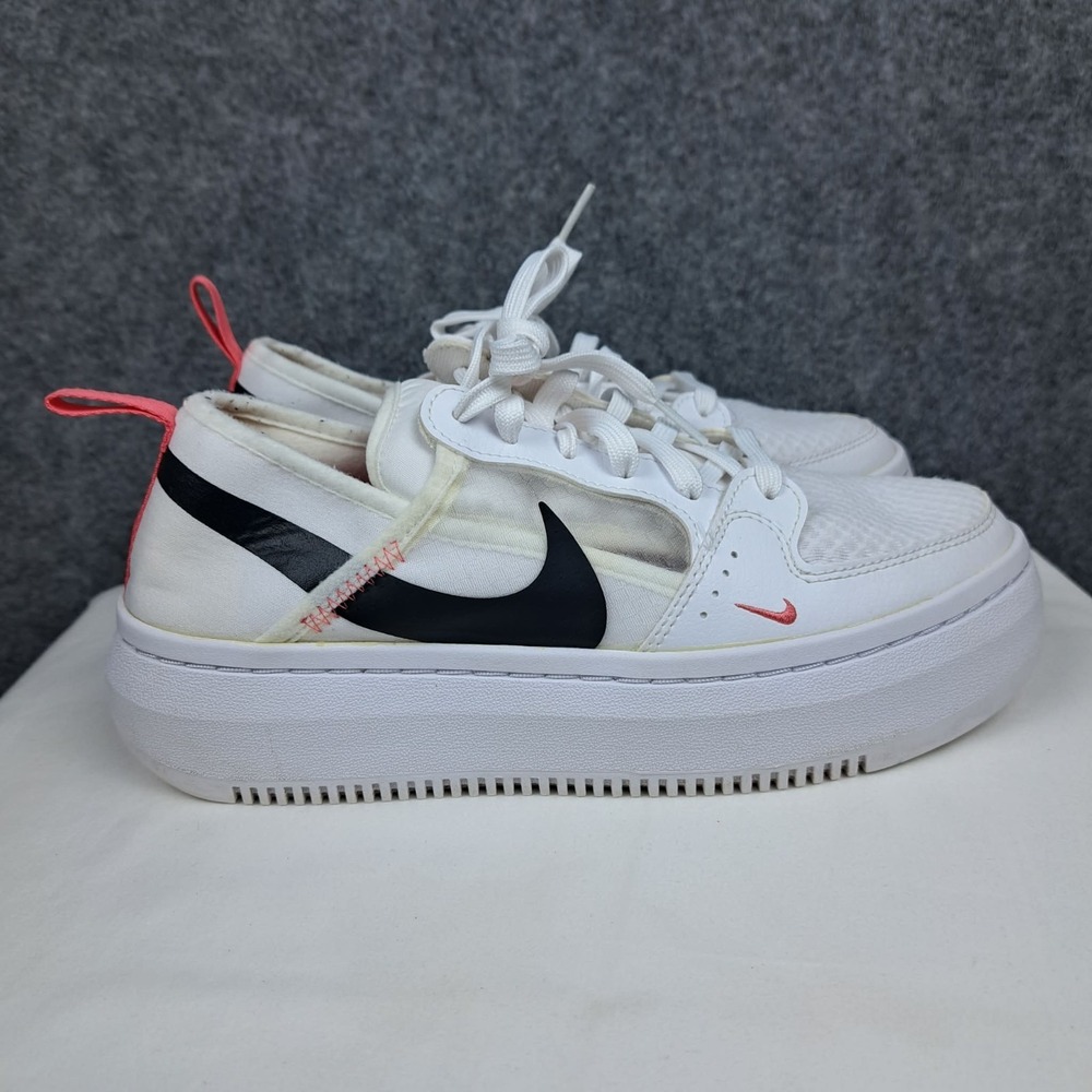 Nike Court Vision Alta TXT white sea coral Low-top Women's CW6536-103 Size 8